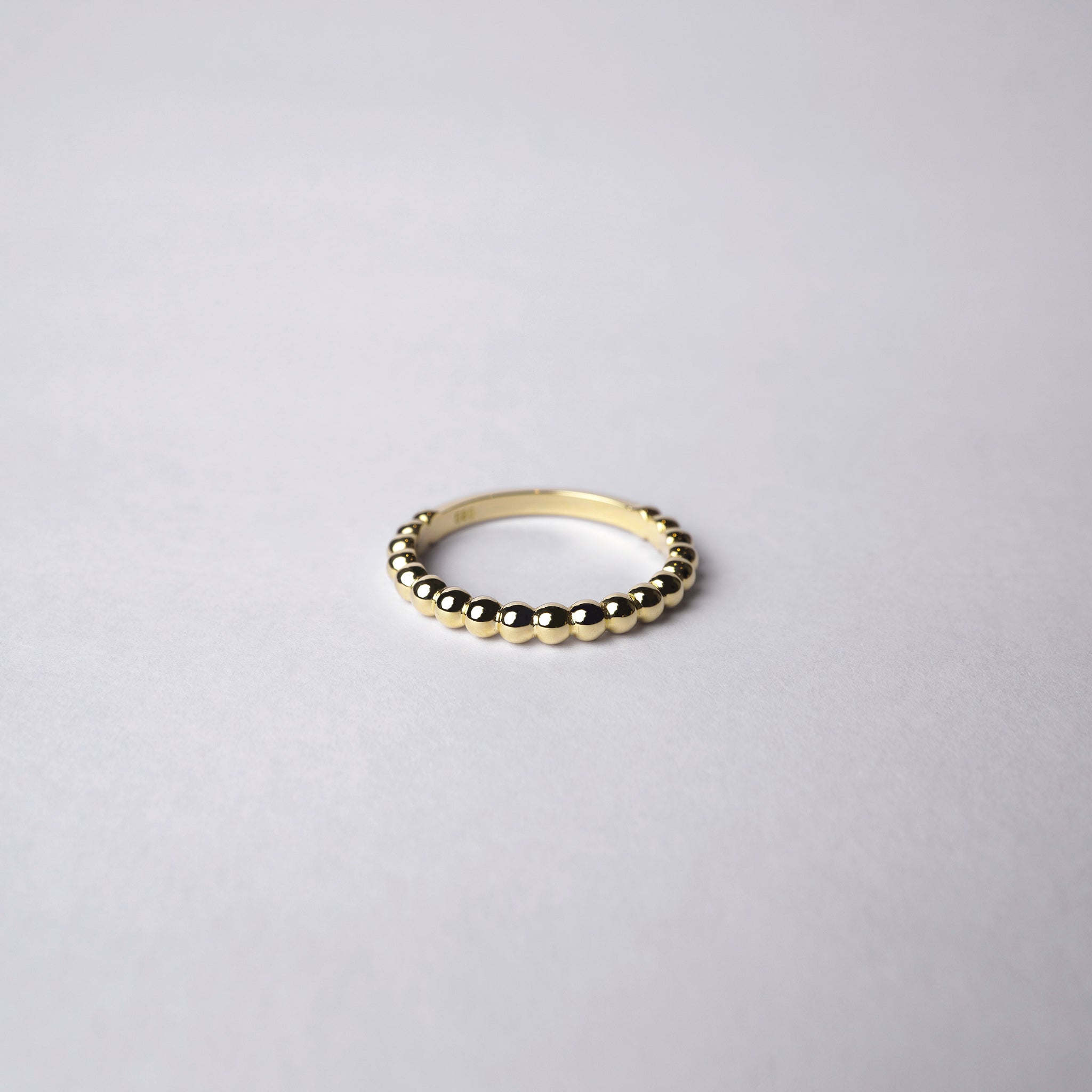 Perlage Yellow Gold Ring