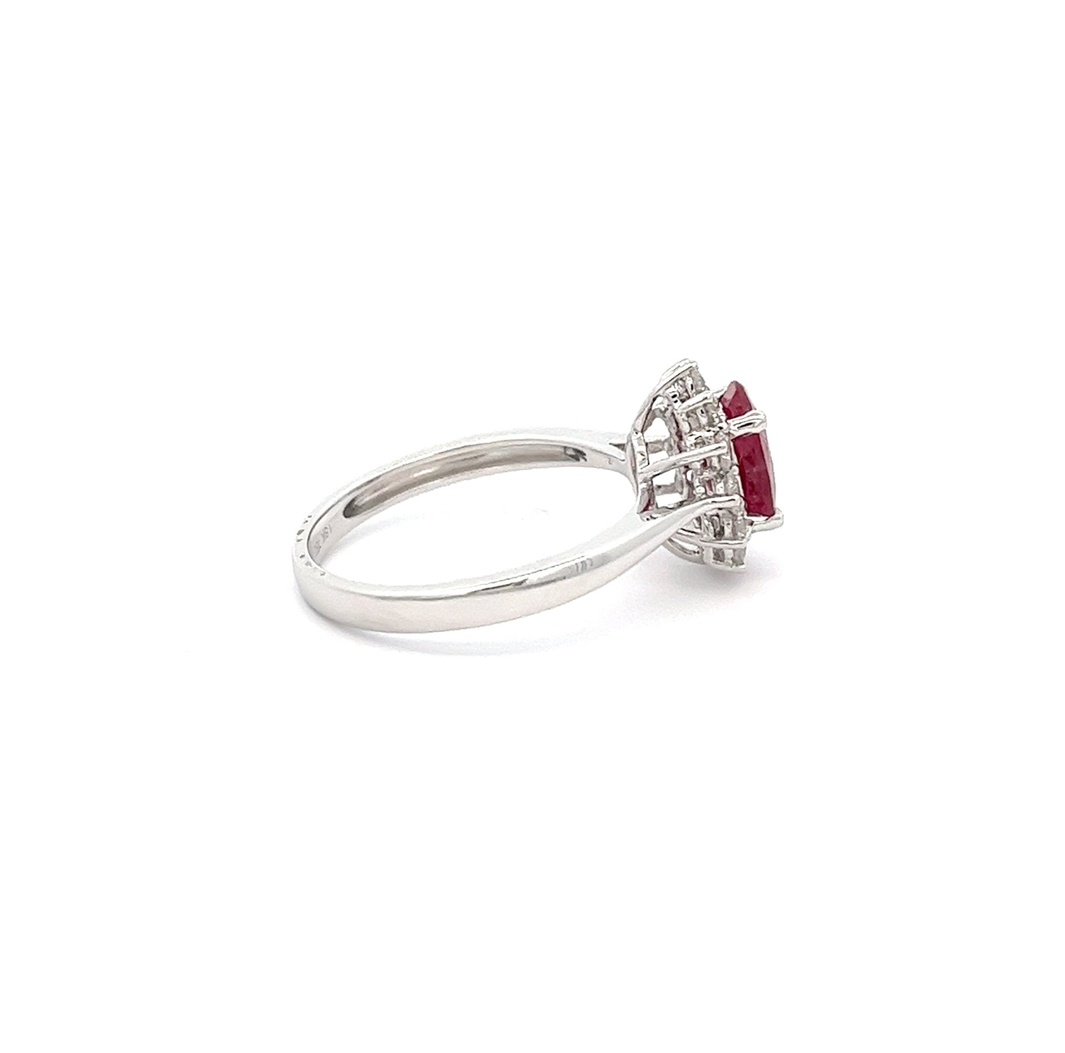 Ruby Bloom Ring