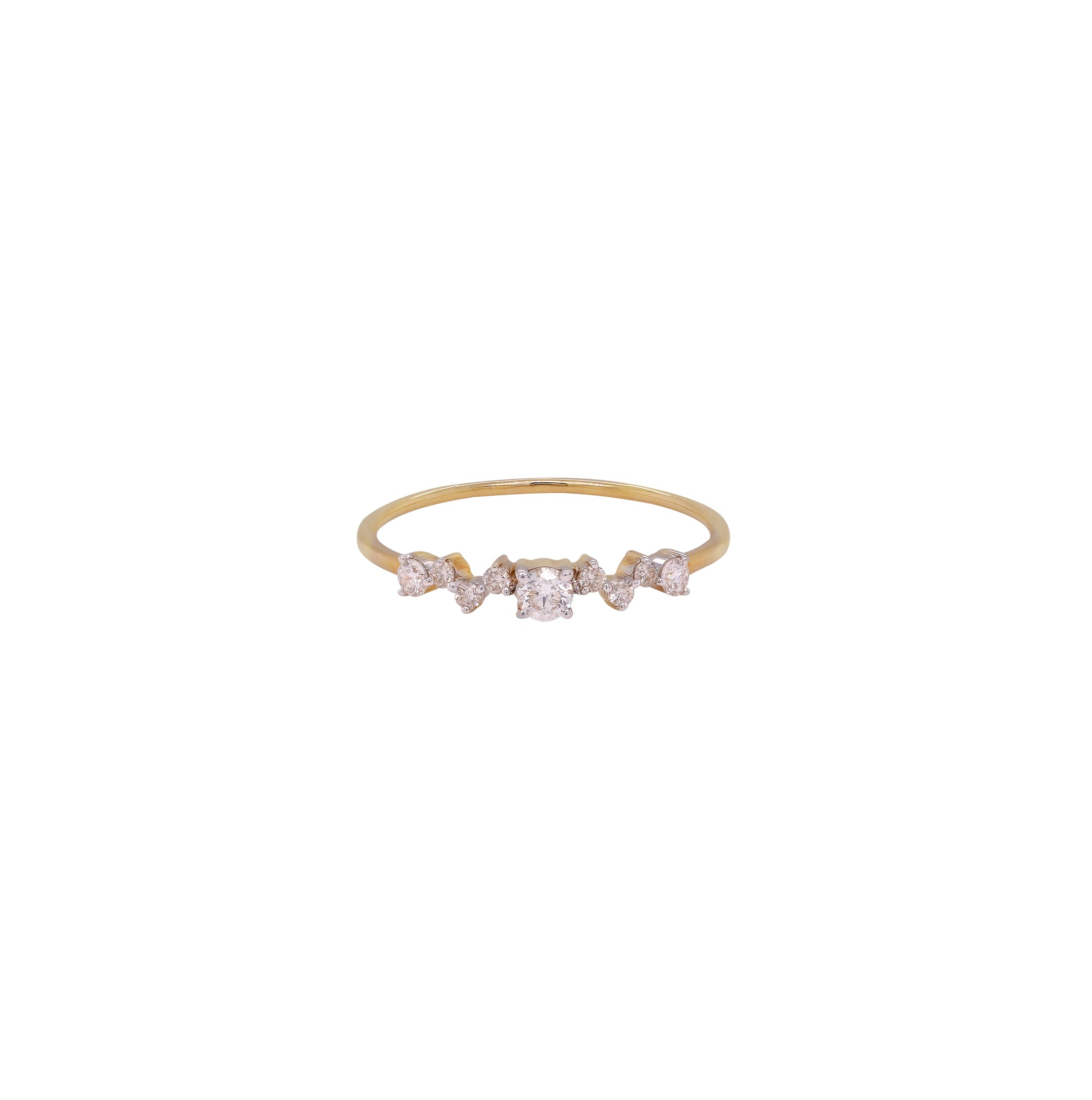 Twinkle Diamond Yellow Ring