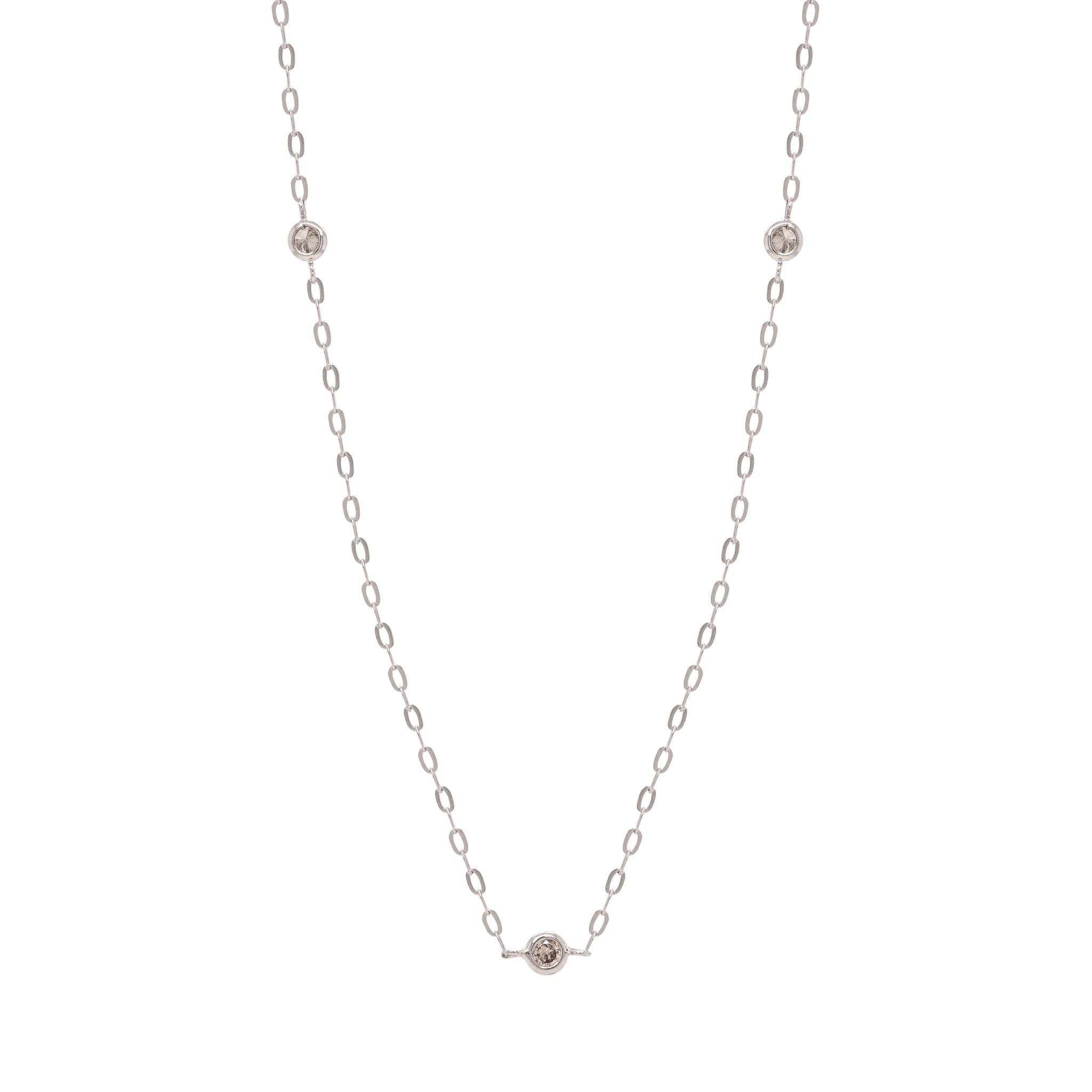 Bare Diamond Necklace