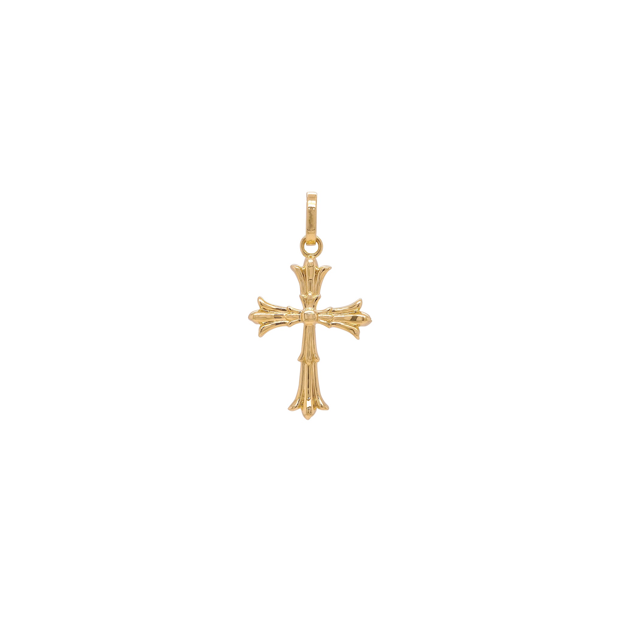 Faith Cross Yellow Pendant