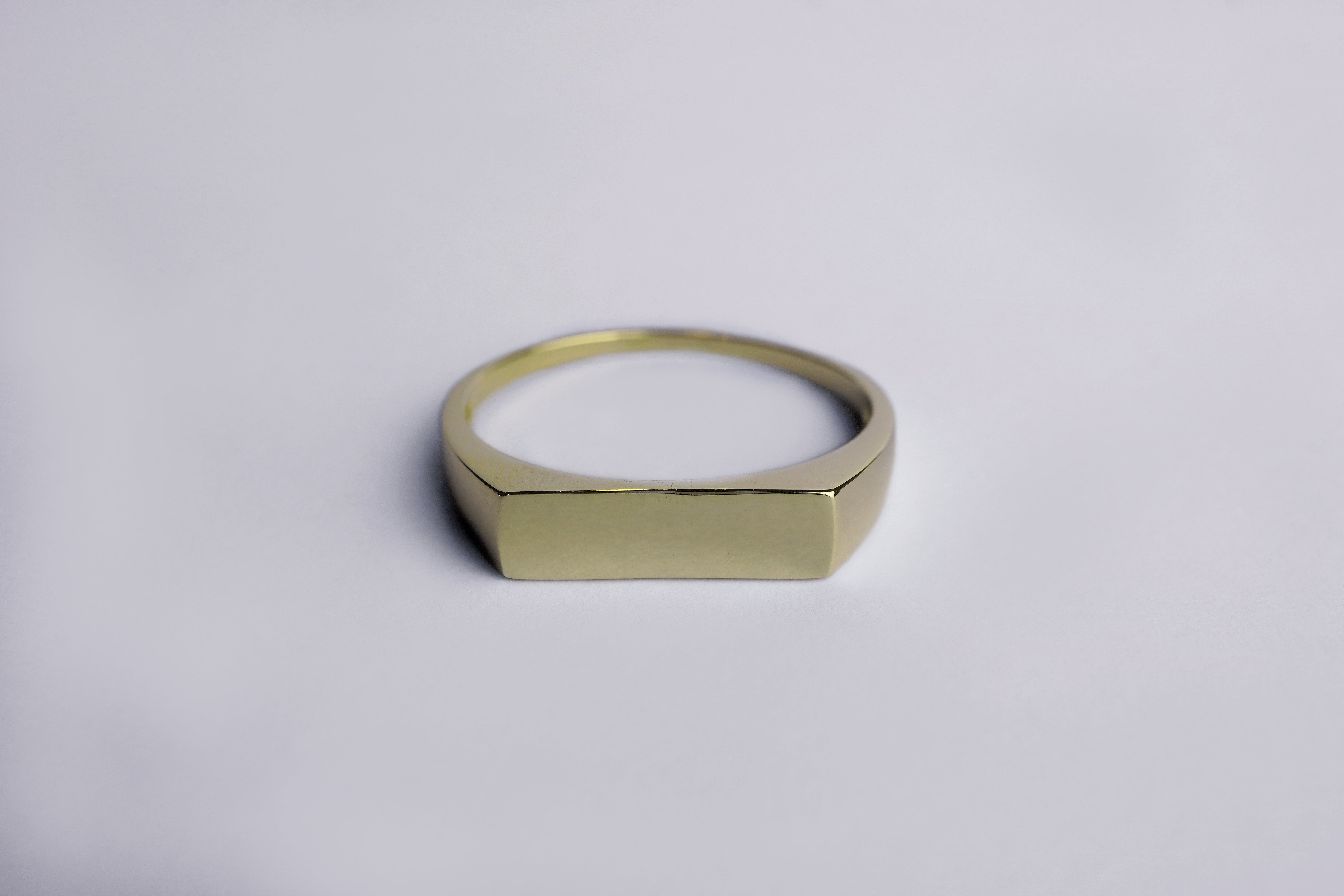 Men's Bar Signet Ring