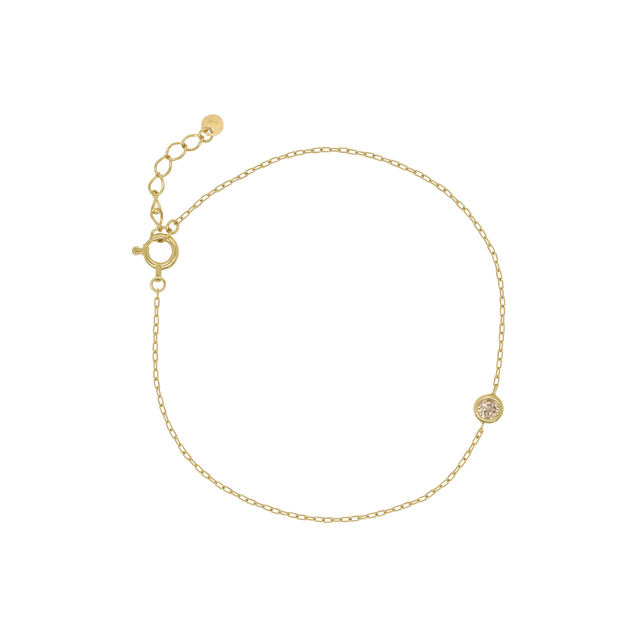 Bare Diamond Yellow Bracelet